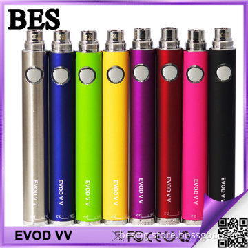New Product Fashionable Design Evod VV Battery Hot on Sale